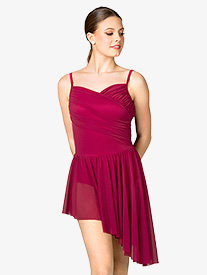 Double Platinum - Womens Love Note Asymmetrical Dress